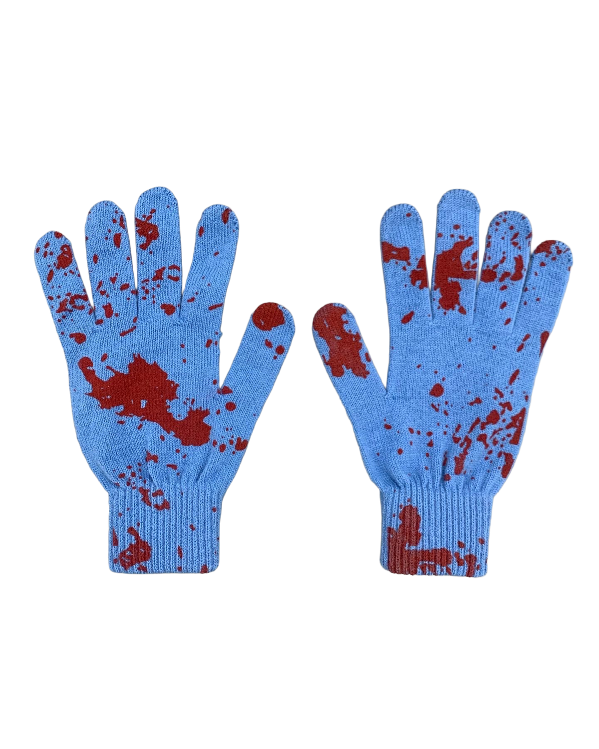 BLUE "BLOODY" GLOVES