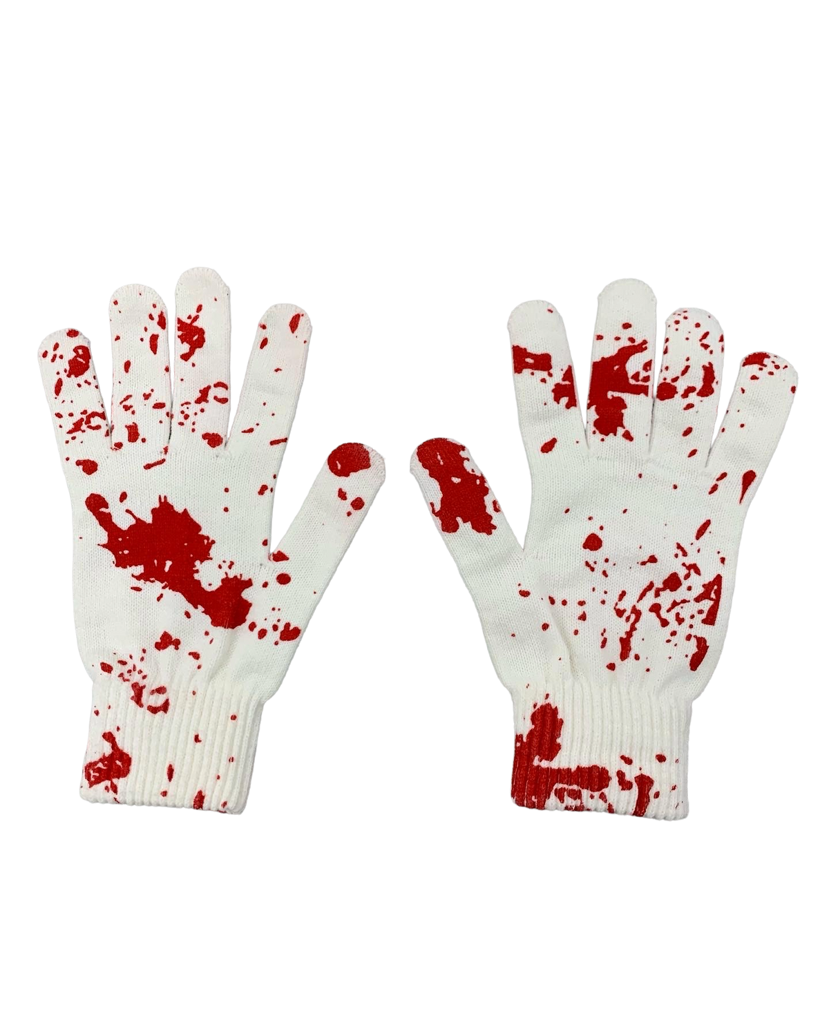 WHITE "BLOODY" GLOVES
