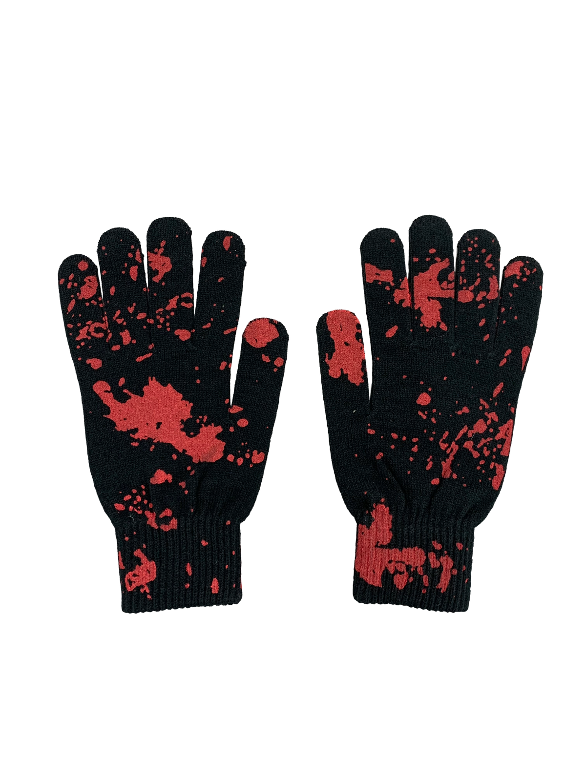 BLACK "BLOODY" GLOVES