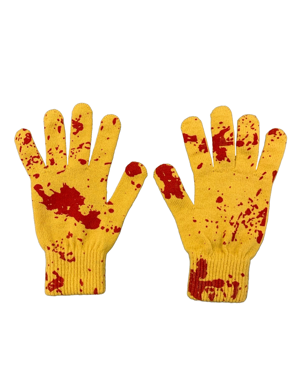 YELLOW "BLOODY" GLOVES